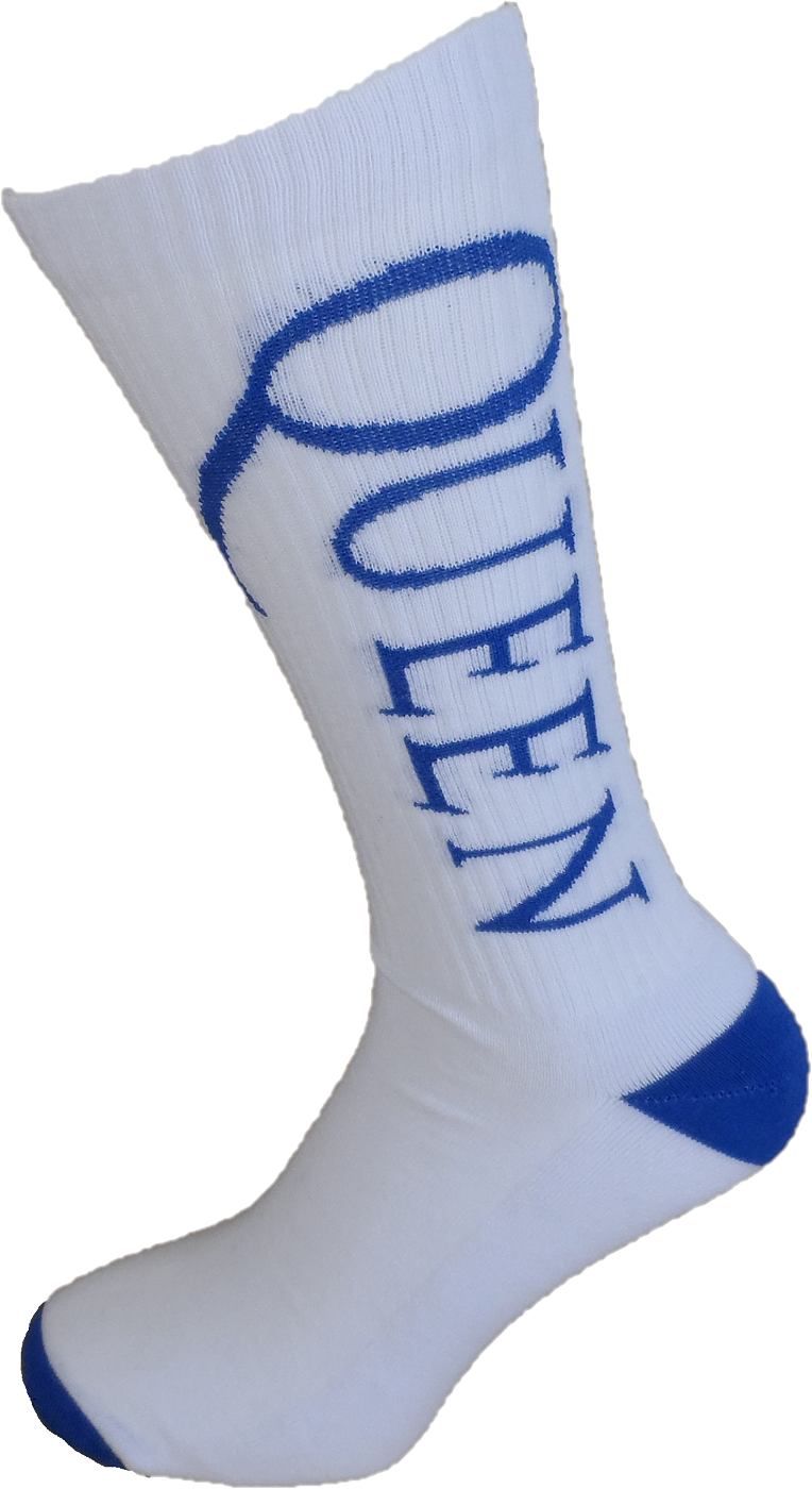 Mens Officially Licensed Queen Logo Socks