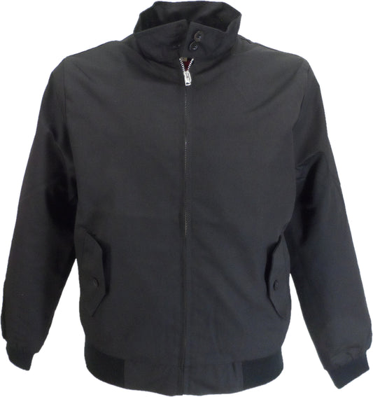 Relco Ladies Classic Black Harrington Jackets