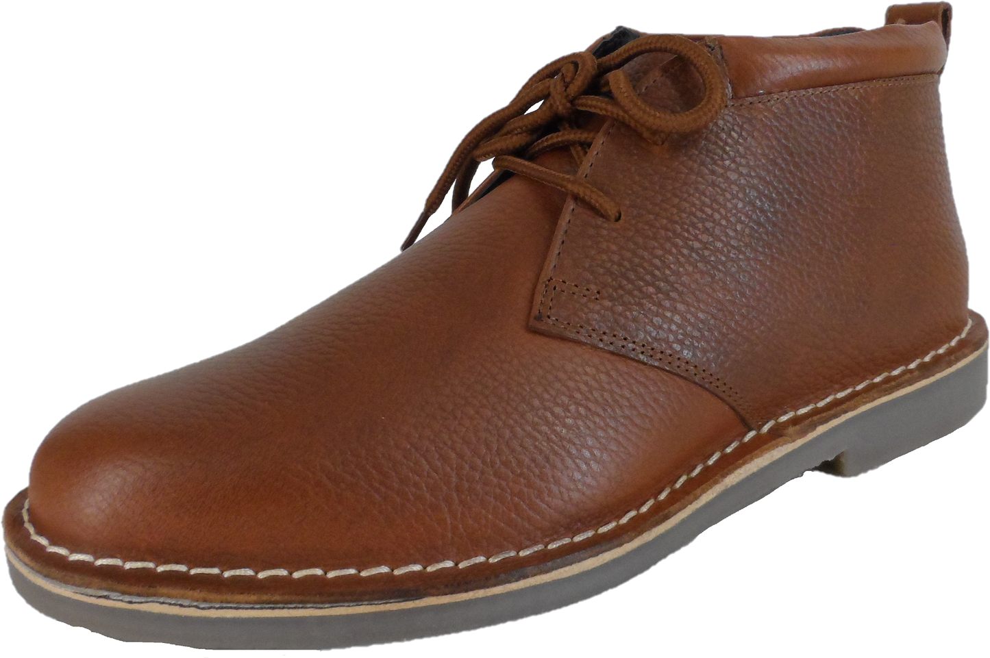 Roamers Brown 2 Eyelet Retro Mod Style Leather Desert Boots