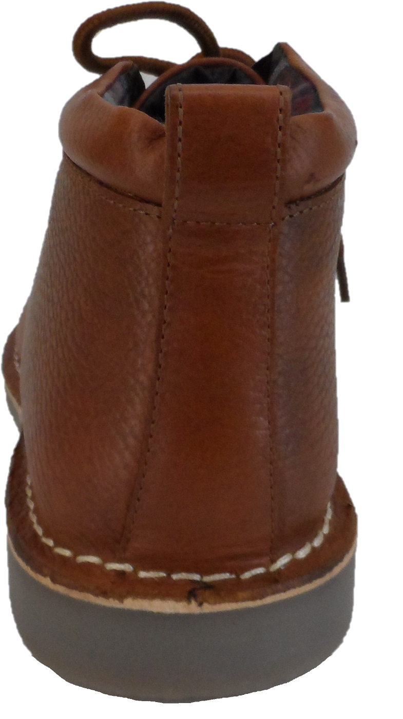 Roamers Brown 2 Eyelet Retro Mod Style Leather Desert Boots