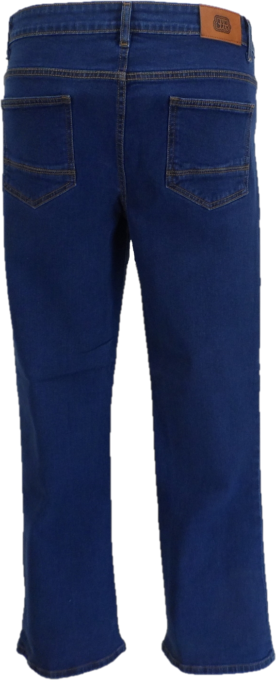 Run & Fly Mens Stonewashed Bootcut Stretch Flares Jeans