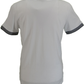 Lambretta Mens White Checkerboard Collar Polo Shirts