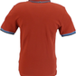 Ben Sherman Men's Brick Red Signature 100% Cotton Polo Shirt