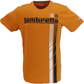 Lambretta Mens Orange Fade Racing Stripe Retro T Shirt