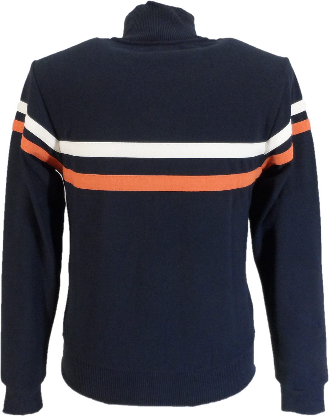 Trojan Mens Navy Blue Twin Stripe Track Tops