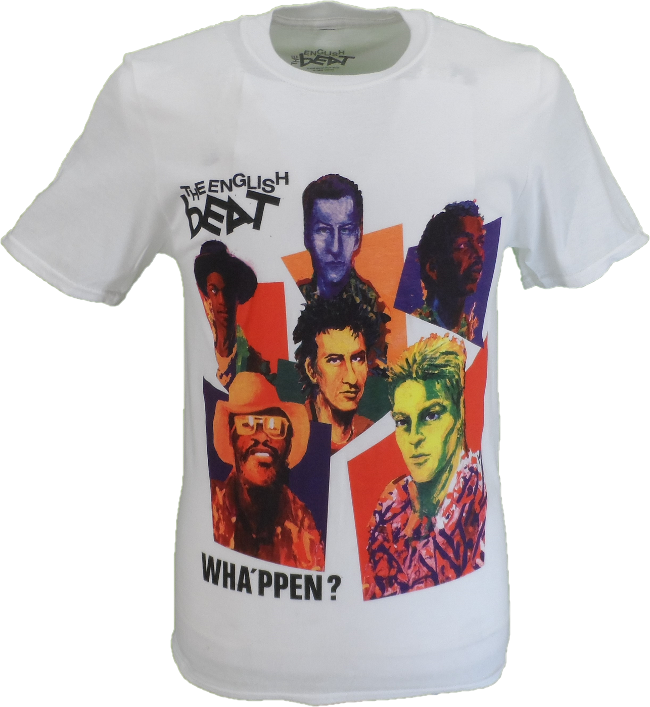 Mens Official The Beat Wha'ppen Art Photo White T Shirt