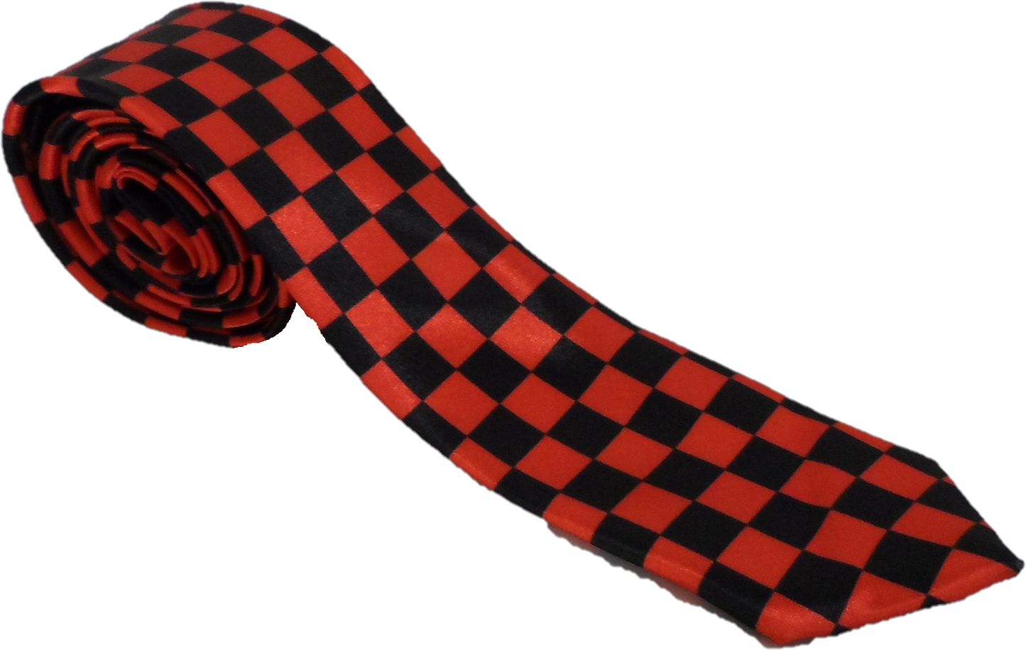 Mazeys Mens Retro Checkerboard Skinny Ties