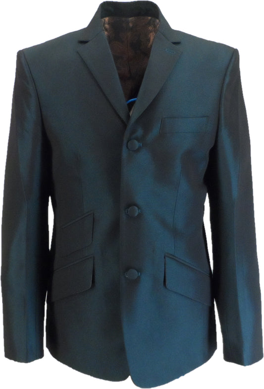 Mazeys Mens Tonic Dark Green Suit Jacket