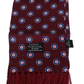 Tootal 100% Silk Burgundy Target Scarf