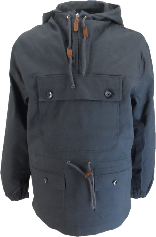 Trojan Mens Charcoal Grey Overhead Scooter Jacket