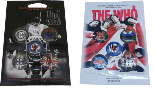 The Who Button Badge 5 Pack Set