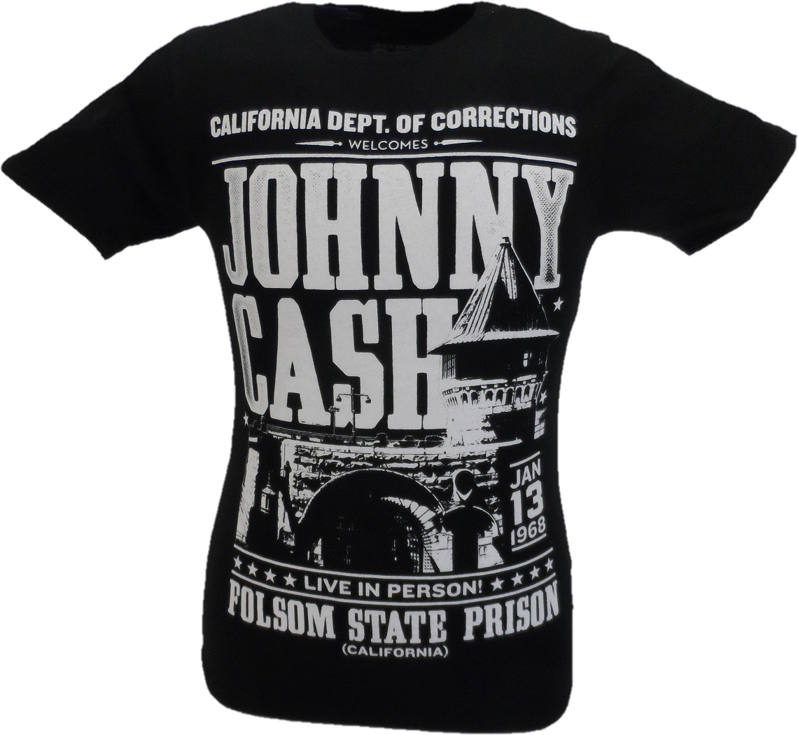 johnny cash folsom prison t shirt