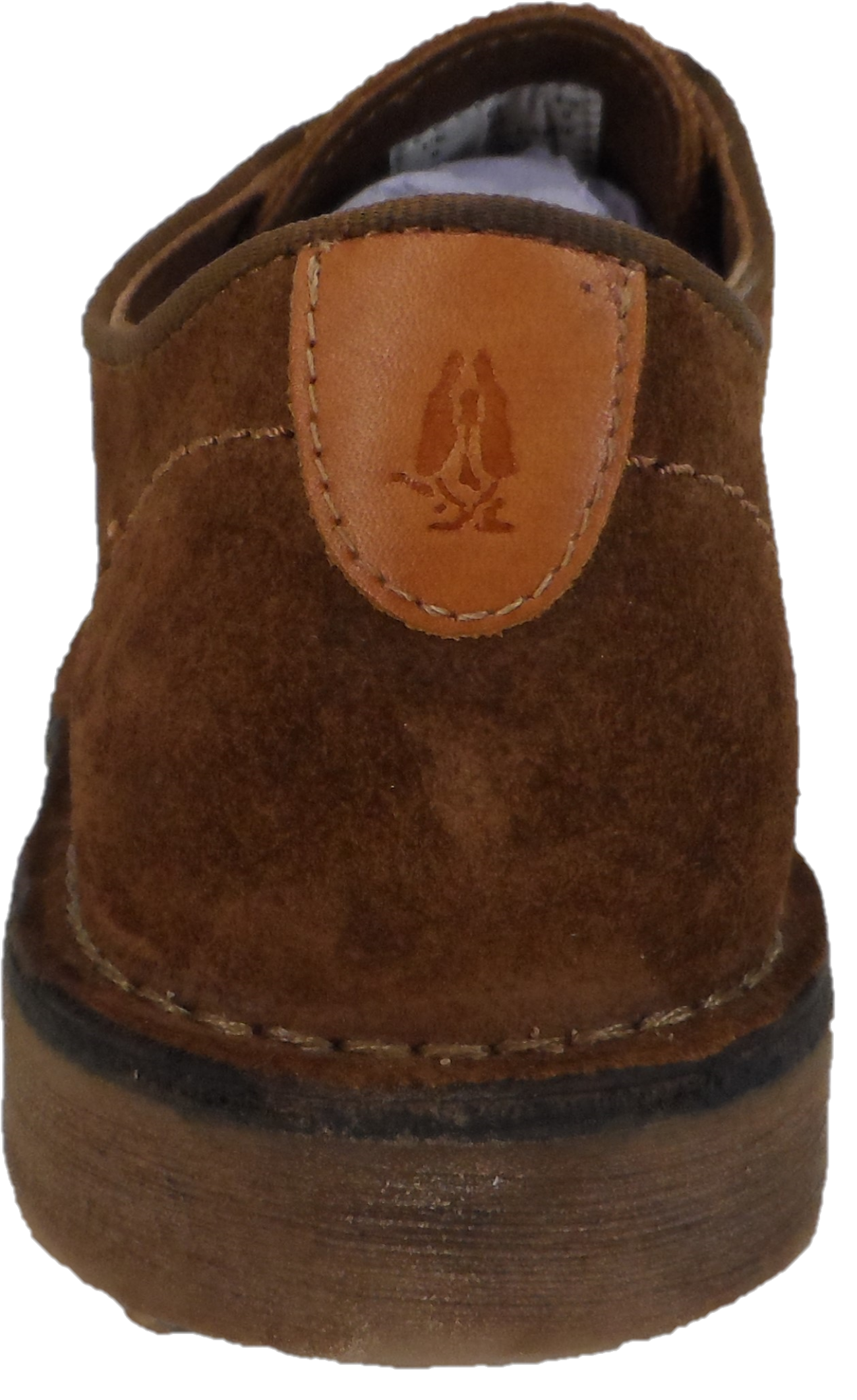 Hush Puppies Mens Tan Real Suede Desert Shoes