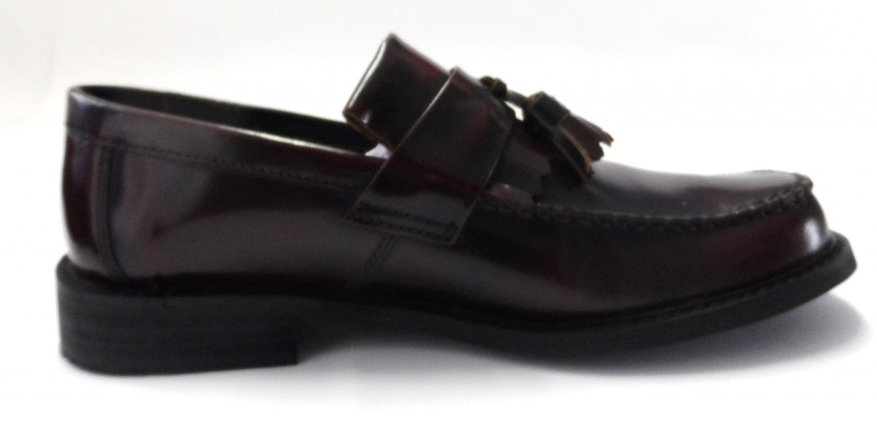 Roamers Classic Oxblood Retro,Ska,Northern Soul RUDE BOY Tassel Loafers